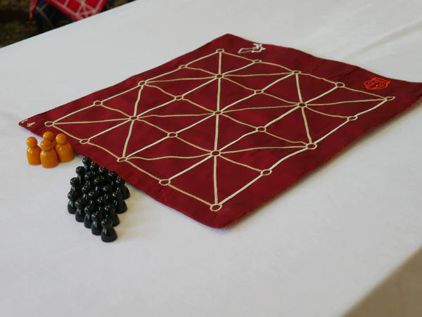 Aadu Huli (3 & 4) - Traditional Board Game