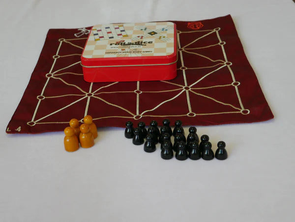 Aadu Huli (3 & 4) - Traditional Board Game