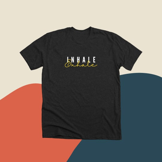 Inhale Exhale, Pranayam Yoga T-shirt