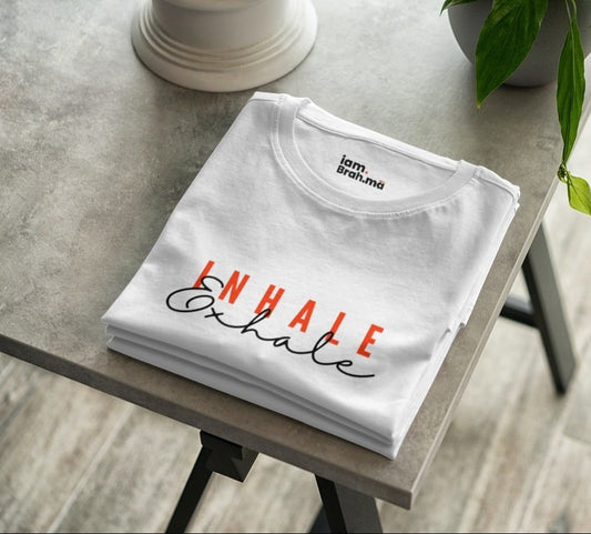 Inhale Exhale, Pranayam Yoga T-shirt