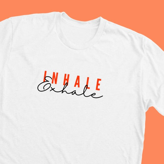Inhale Exhale, Pranayam Yoga T-shirt