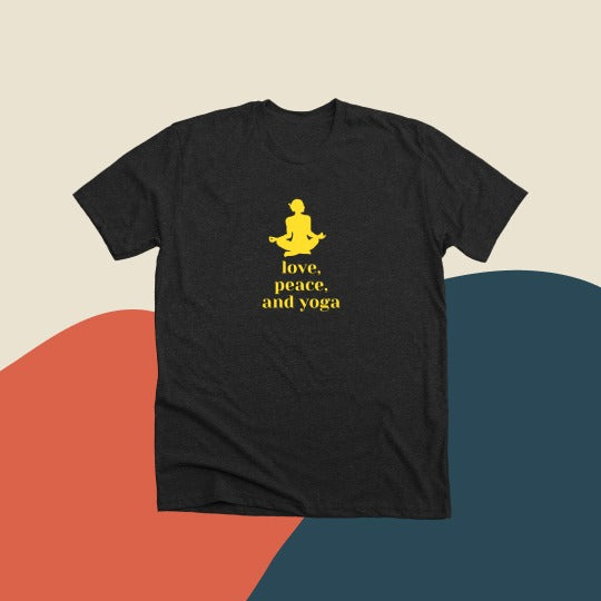 Love, Peace & Yoga T-shirt for Women