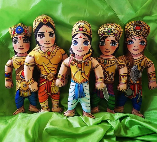 Pandava Doll Set