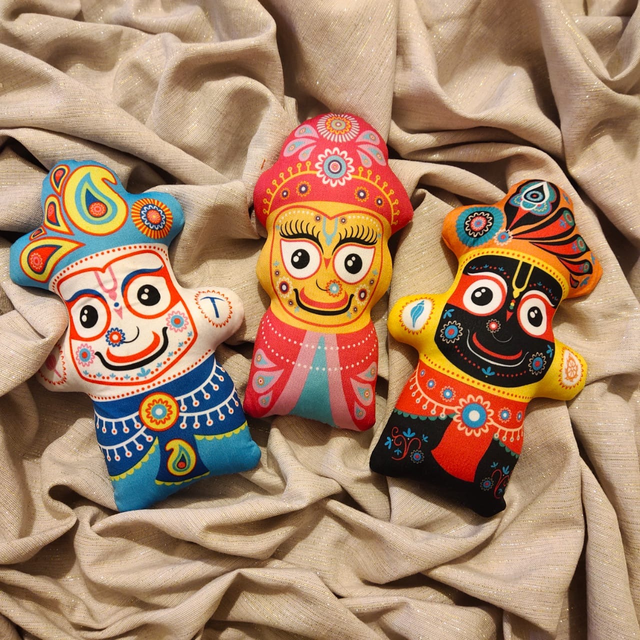 Jagannath, Baldev and Shubhadra Dolls