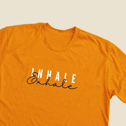 Inhale Exhale, Pranayam Yoga T-shirt